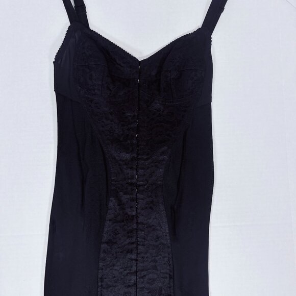 Dolce & Gabbana Limited Vintage Line Black Lace Bustier Corset Pencil Dress 38 - Picture 3 of 10